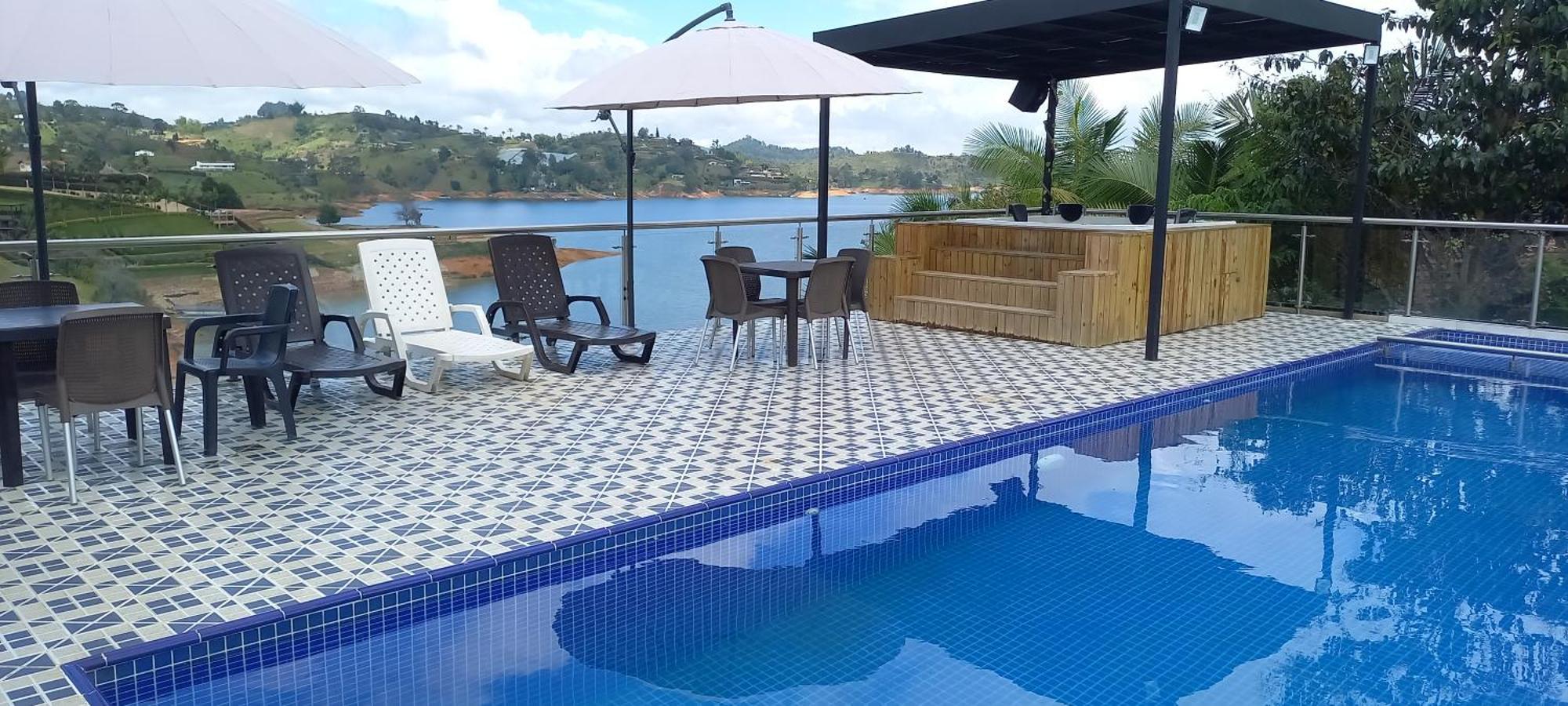 Hotel Mirador Cielo Blue El Penol  Dış mekan fotoğraf